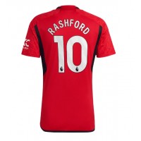 Manchester United Marcus Rashford #10 Fußballbekleidung Heimtrikot 2023-24 Kurzarm